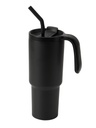 FORZA 360 - Hans Larsen Recycled Stainless Steel/PP Tumbler with 360 Branding - Black