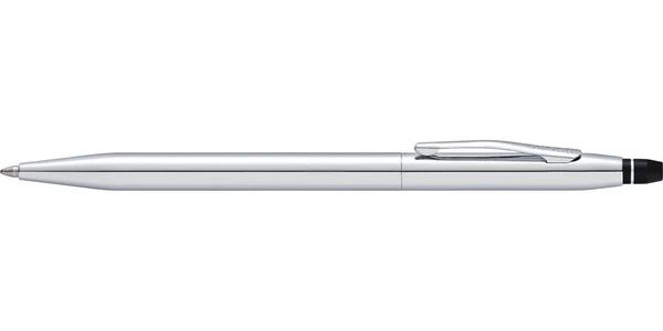 Cross Click™ Chrome Ballpoint Pen with Classic Black Journal Gift Set